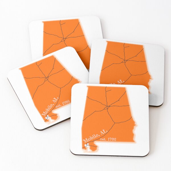 Item preview, Mobile, AL [Orange] designed and sold by PhilbonianDezin.