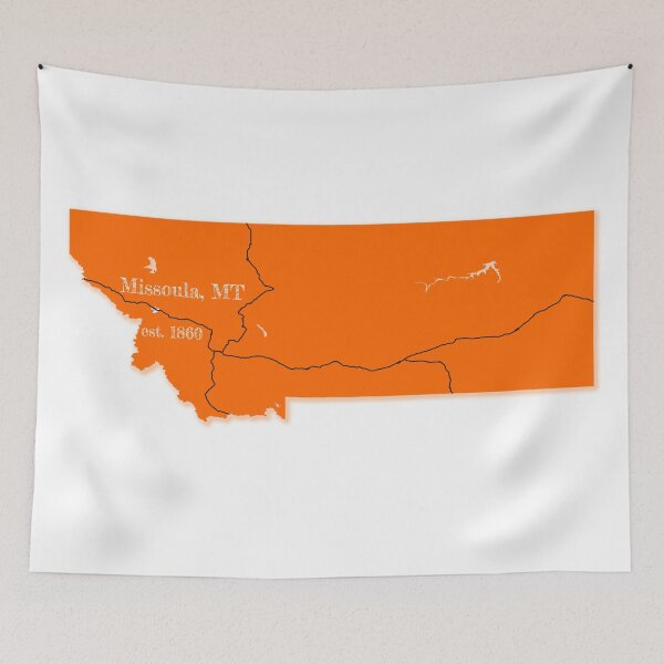 Item preview, Missoula, MT [Orange] designed and sold by PhilbonianDezin.