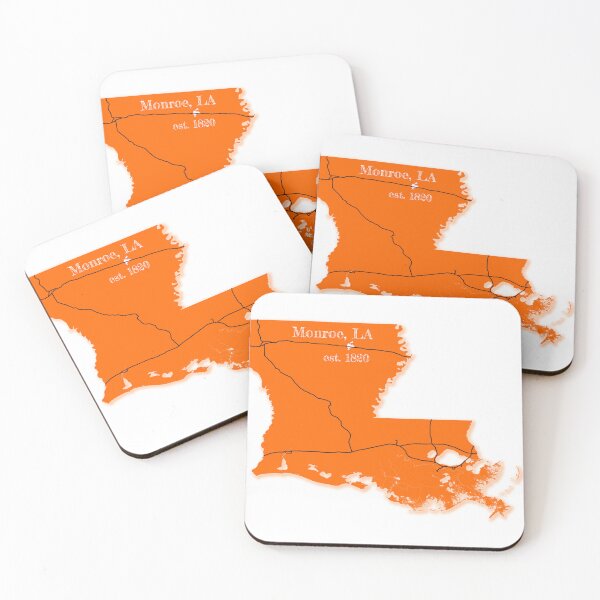 Item preview, Monroe, LA [Orange] designed and sold by PhilbonianDezin.