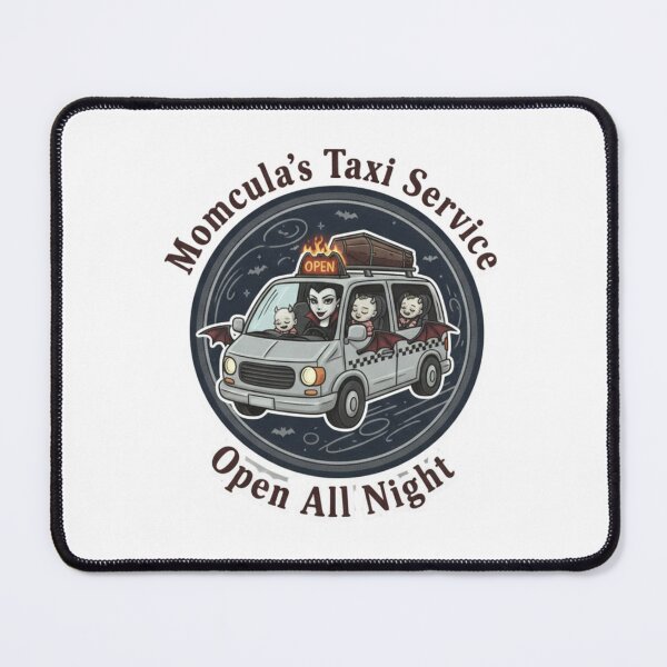 Item preview, Momcula Taxi Service Open All Night Logo designed and sold by Silent Watch Threads..