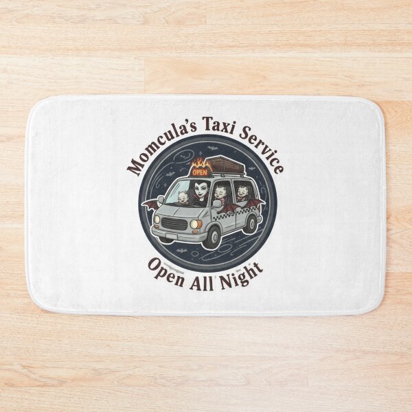 Item preview, Momcula Taxi Service Open All Night Logo designed and sold by Silent Watch Threads..