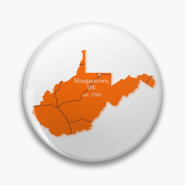 Item preview, Morgantown, WV [Orange] designed and sold by PhilbonianDezin.