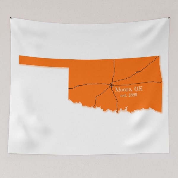 Item preview, Moore, OK [Orange] designed and sold by PhilbonianDezin.