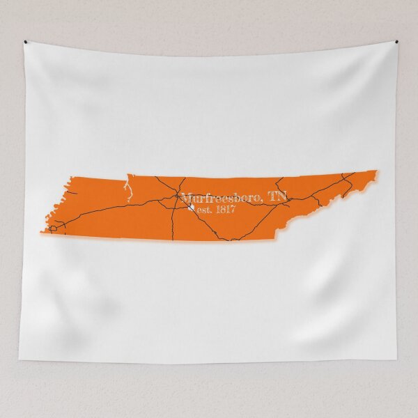 Item preview, Murfreesboro, TN [Orange] designed and sold by PhilbonianDezin.