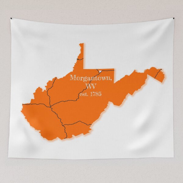Item preview, Morgantown, WV [Orange] designed and sold by PhilbonianDezin.