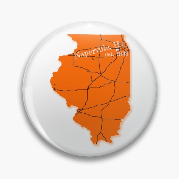 Item preview, Naperville, IL [Orange] designed and sold by PhilbonianDezin.