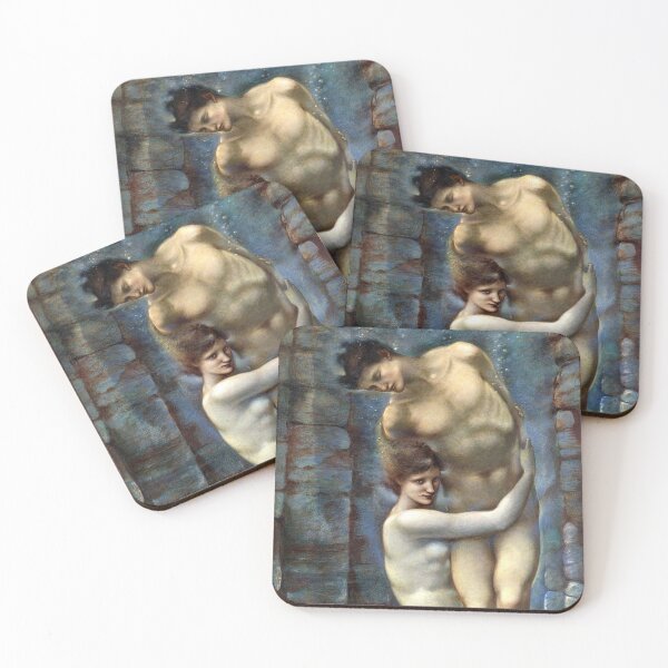 Item preview, The Depths of the Sea - Sir Edward Coley Burne-Jones designed and sold by forgottenbeauty.