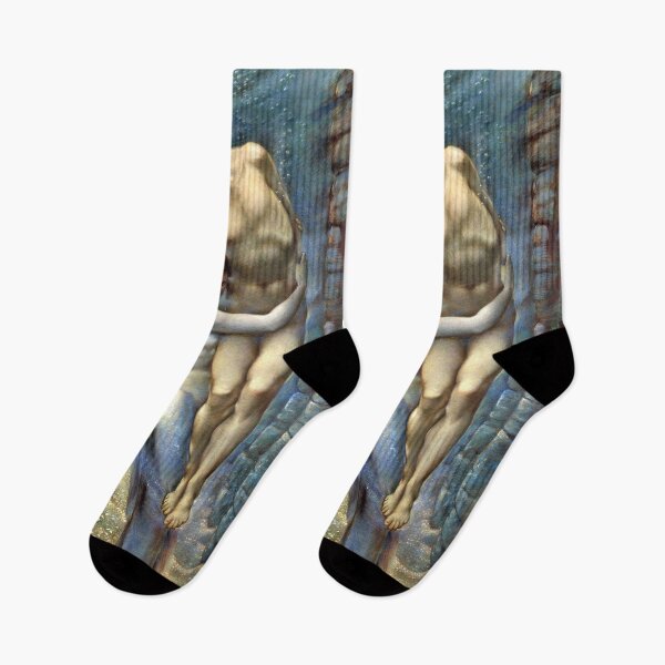 Item preview, The Depths of the Sea - Sir Edward Coley Burne-Jones designed and sold by forgottenbeauty.