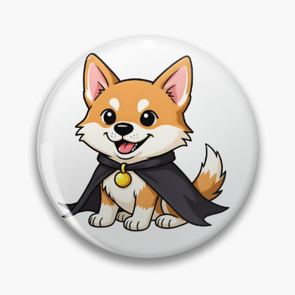 Artikelvorschau, Superheld Shiba Inu Hund im Umhang entworfen und verkauft von Cute-Dogs-Shop.