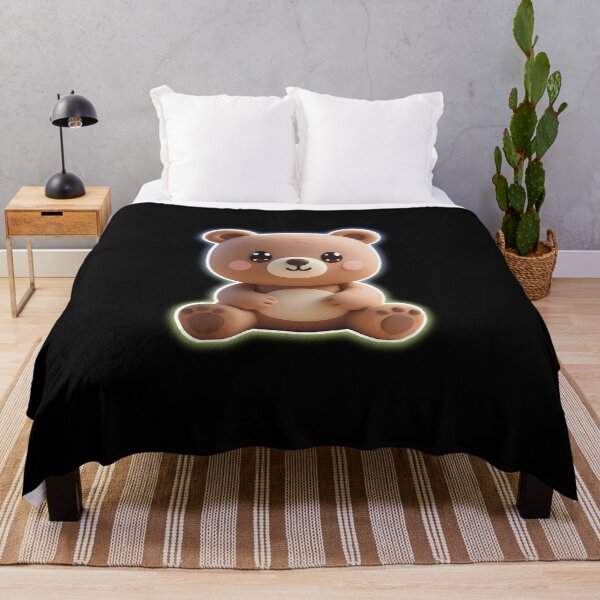 Item preview, Kawaii Teddy Bear Glow Sticker - Cute Design designed and sold by Origen88.
