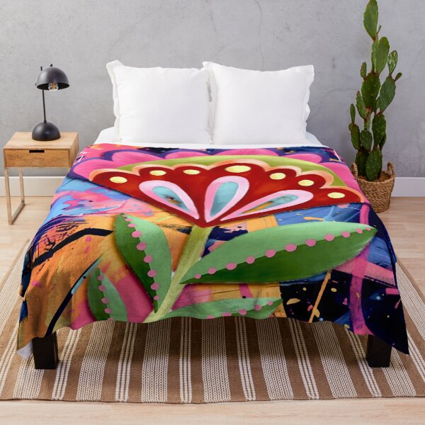 Item preview, Flower Abstract Painting designed and sold by ViaARTfactory.