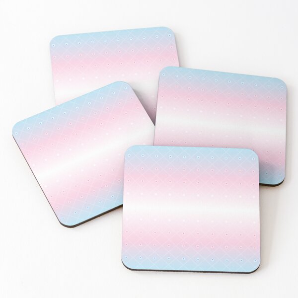 Item preview, Abstract Geometric Transgender Pride Flag Pattern designed and sold by RyanGDesign.