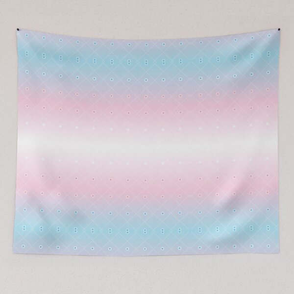 Item preview, Abstract Geometric Transgender Pride Flag Pattern designed and sold by RyanGDesign.