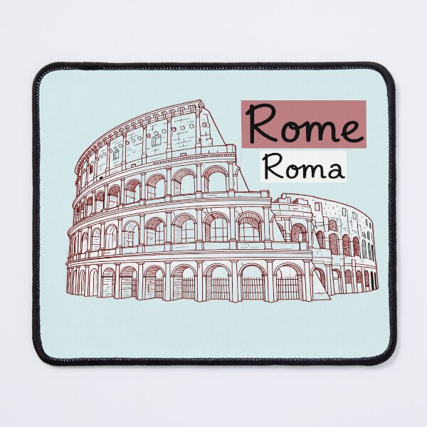 Item preview, Hand-Drawn Colosseum Art | Ancient Rome "Roma" Design | Unique Travel Gift designed and sold by Soft Strength Studio.