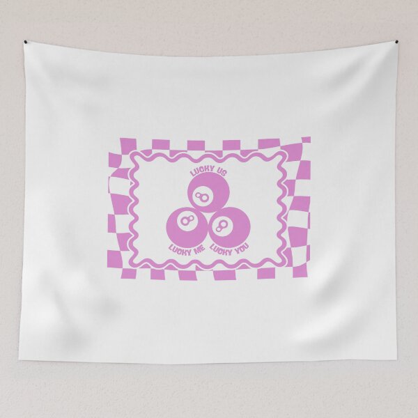 Item preview, Lucky me lucky you lucky us in pink designed and sold by Dondonmart.