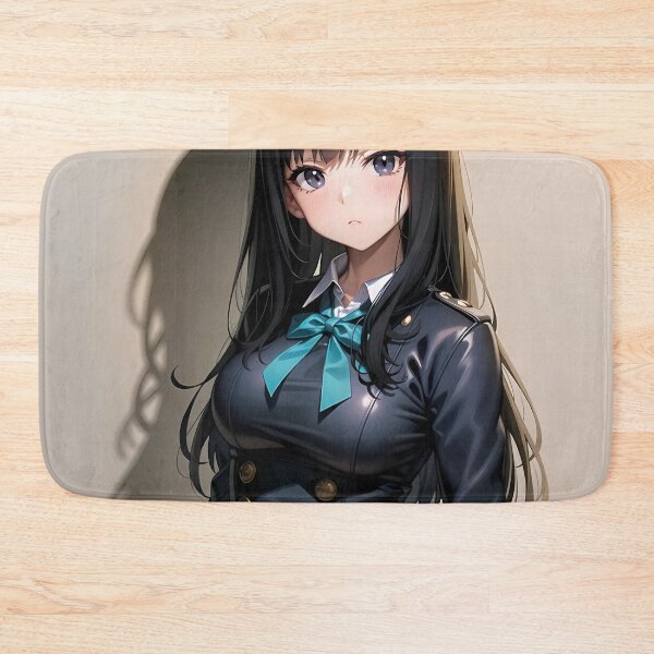 Item preview, Takina Inoue Sleek Black Uniform Lycoris Recoil Anime designed and sold by Kellanartist.