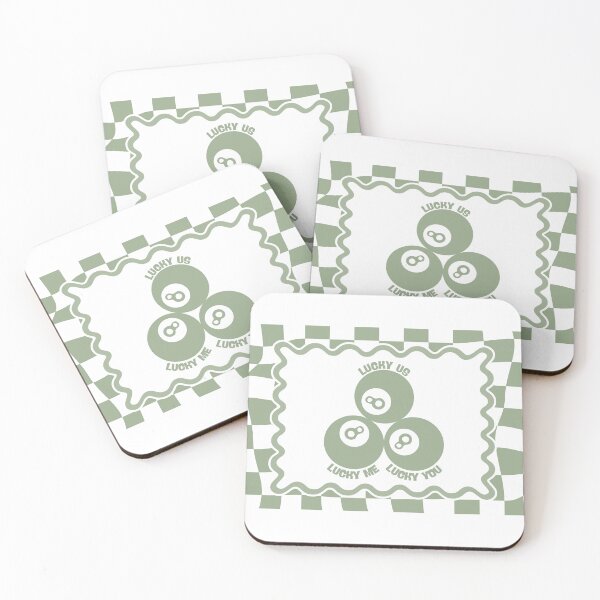 Item preview, Lucky Me Lucky You Lucky Us in Sage Green designed and sold by Dondonmart.