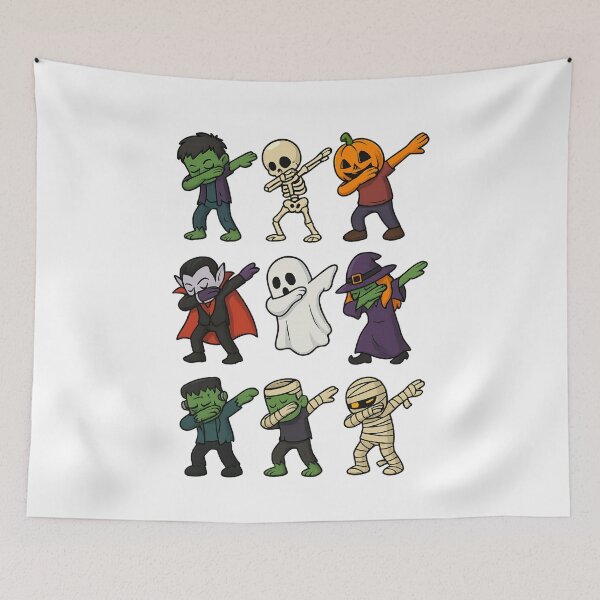 Item preview, Halloween Dab Squad – Funny Cartoon Monsters Dance Party designed and sold by DailyDrivesct.
