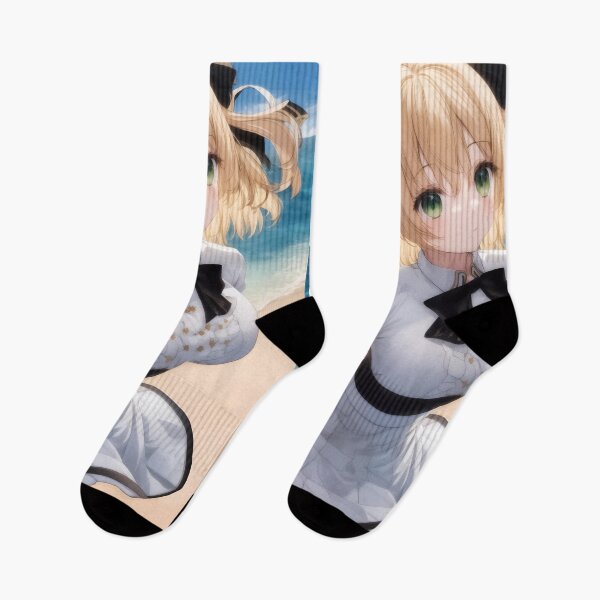 Item preview, Anisphia Wynn Palettia White Dress Beach Tenten Kakumei Anime Girl designed and sold by Kellanartist.