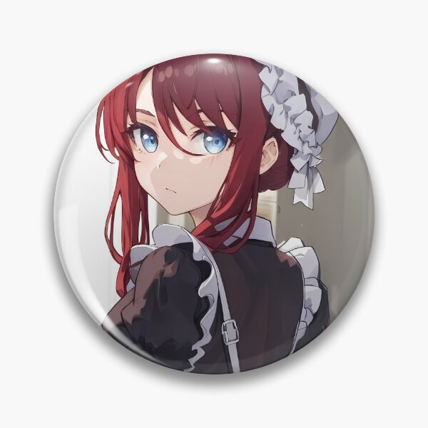 Item preview, Tilty Claret Doorway Glance Maid Tenten Kakumei Anime Girl designed and sold by Kellanartist.