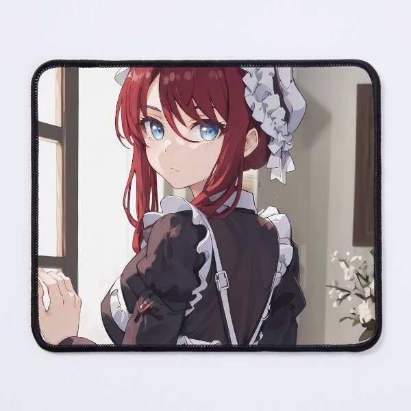 Item preview, Tilty Claret Doorway Glance Maid Tenten Kakumei Anime Girl designed and sold by Kellanartist.