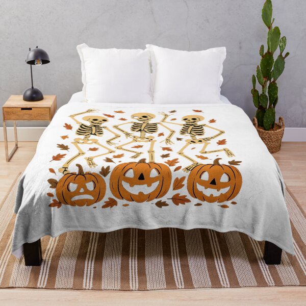 Item preview, Dancing Skeletons Halloween Party – Festive Autumn Spooky Design designed and sold by DailyDrivesct.