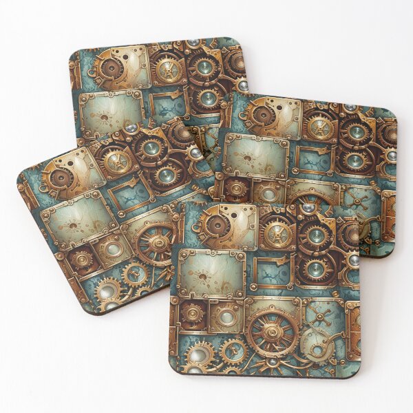 Item preview, Steampunk Patchwork designed and sold by Fabricbella.