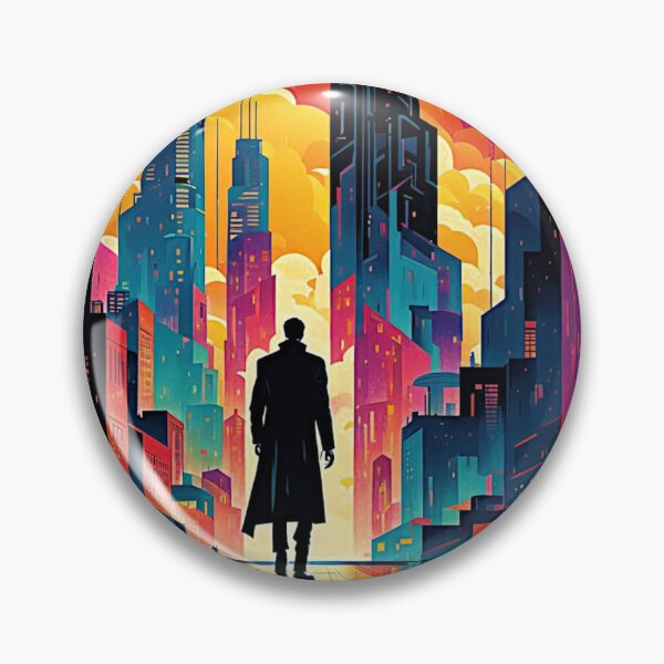 Item preview, A Lonely man in the Bright City designed and sold by Helios Be. Lavsh.