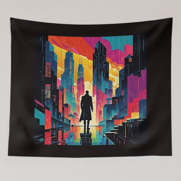 Item preview, A Lonely man in the Bright City designed and sold by Helios Be. Lavsh.