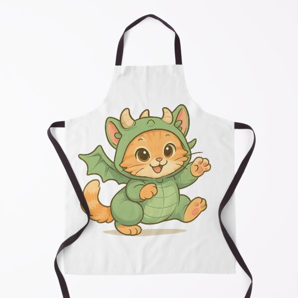 Item preview, orange cat in dragon costume designed and sold by SassyArtistry.