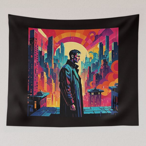 Item preview, A Lonely man in the Bright City #1 designed and sold by Helios Be. Lavsh.