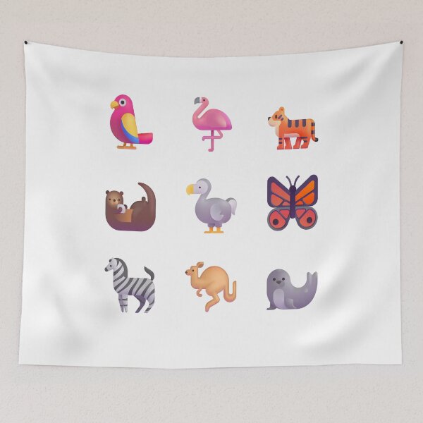 Item preview, Cute baby animal stickers designed and sold by GingerLabz.
