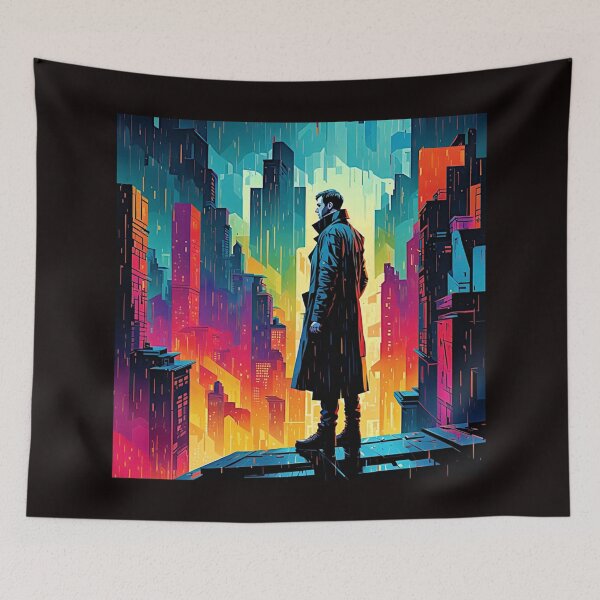 Item preview, A Lonely man in the Bright City #3 designed and sold by Helios Be. Lavsh.