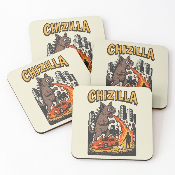 Item preview, Shih Tzu being Godzilla attacking the city and burning it down designed and sold by notorius12.