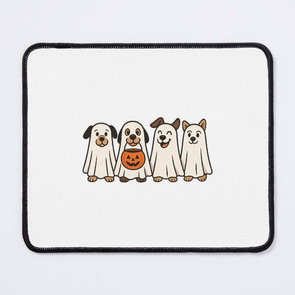 Item preview, Halloween Ghost Dogs – Cute Cartoon Trick-or-Treat Design designed and sold by DailyDrivesct.