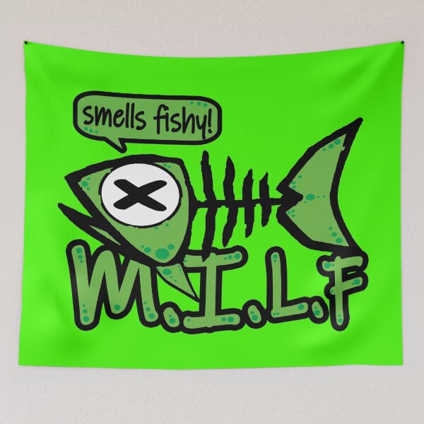 Item preview, M.I.L.F-Smells Fishy designed and sold by moon70star-m70s.