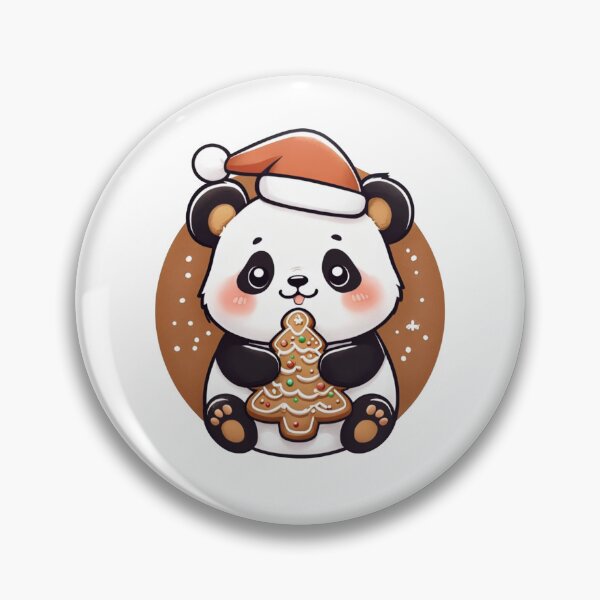 Item preview, Cute Panda With Gingerbreads Christmas Tree designed and sold by marionrien.