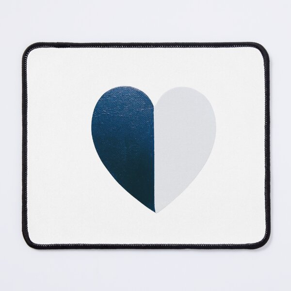 Item preview, Blue & White Hand-painted Heart designed and sold by FABOArt.