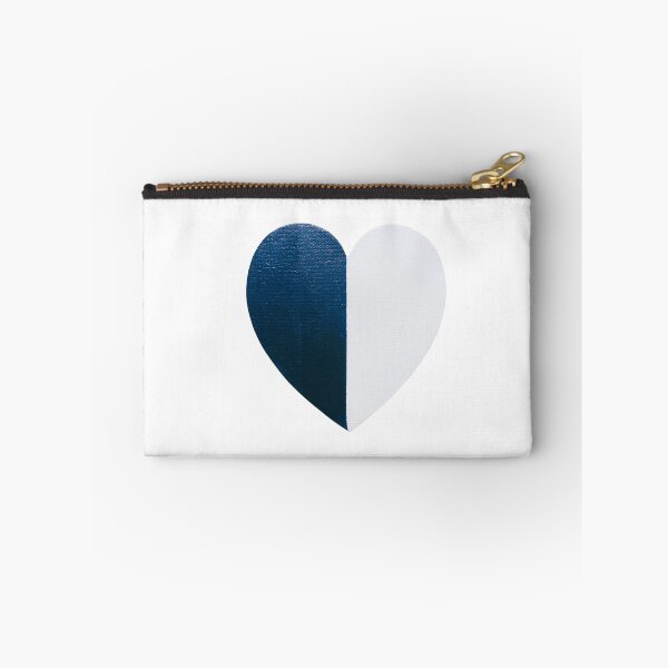 Item preview, Blue & White Hand-painted Heart  designed and sold by FABOArt.
