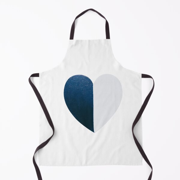 Item preview, Blue & White Hand-painted Heart designed and sold by FABOArt.