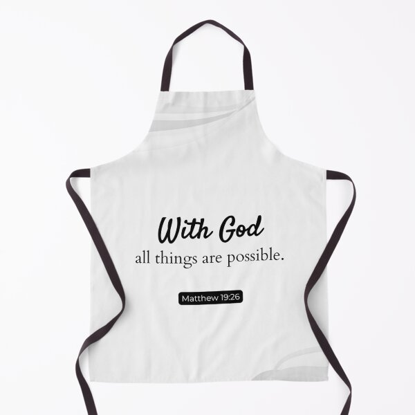 Item preview,  All Things Possible in God | Matthew 19:26 designed and sold by Dwordsdaily.