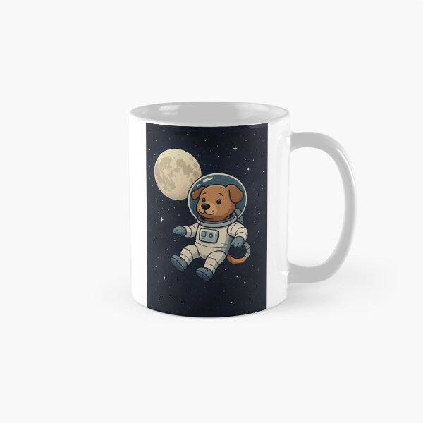 Item preview, space dog on the moon designed and sold by GalaticHorizens.
