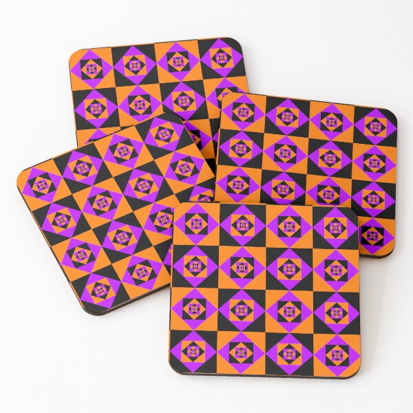 Item preview, Geometric Quilt: Halloween  designed and sold by SarahJosArt.