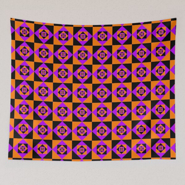 Item preview, Geometric Quilt: Halloween  designed and sold by SarahJosArt.