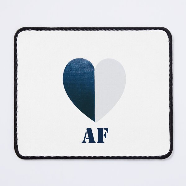 Item preview, AF Blue & White Painted Heart designed and sold by FABOArt.