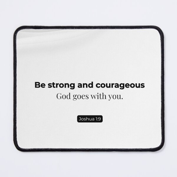 Item preview, Strength and Courage in God | Joshua 1:9 designed and sold by Dwordsdaily.