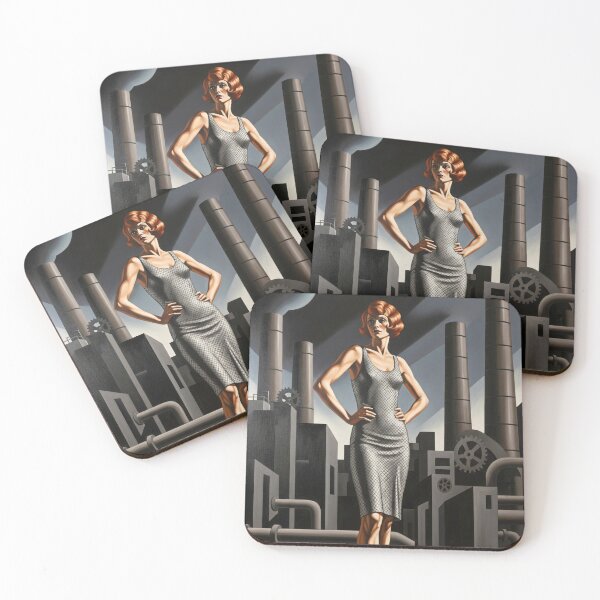 Item preview, The Industrial Siren - Original Art Deco Artwork designed and sold by elektronen.