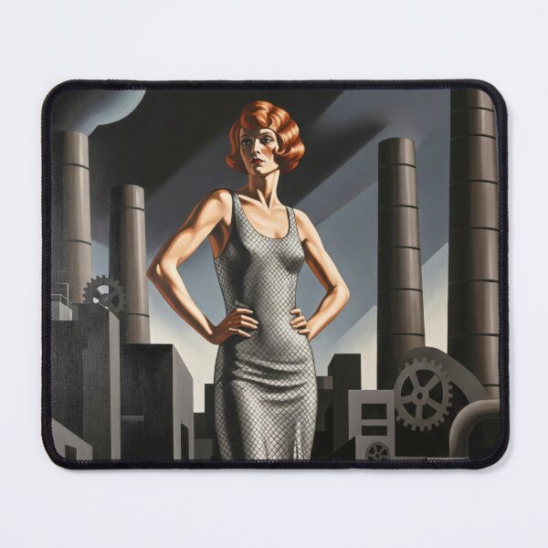 Item preview, The Industrial Siren - Original Art Deco Artwork designed and sold by elektronen.