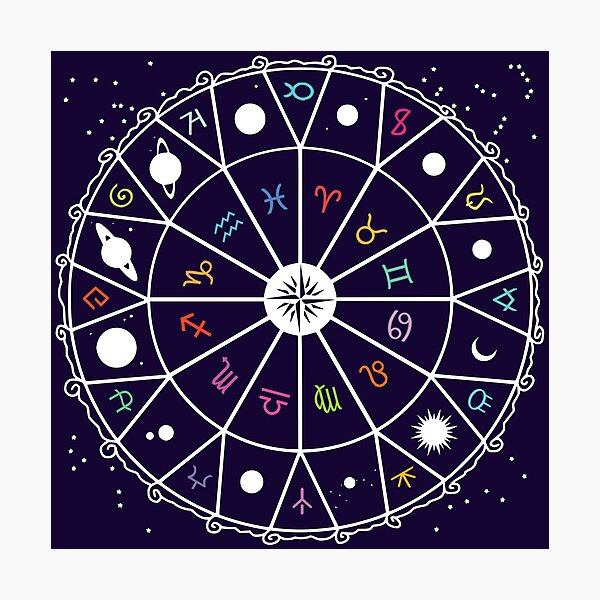 Item preview, Wheel of the Zodiac, Celestials, and Cusp Signs designed and sold by Studio Pandemonia.