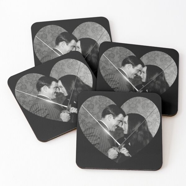 Item preview, Morticia and Gomez Swords Black and White Heart designed and sold by cemetery girl.
